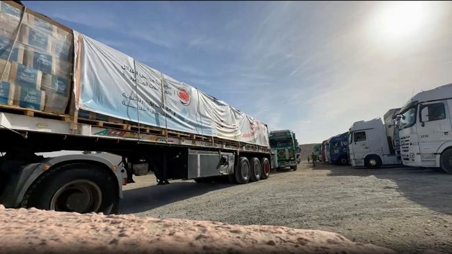 Lebih dari 550 Truk Bantuan Masuki Gaza