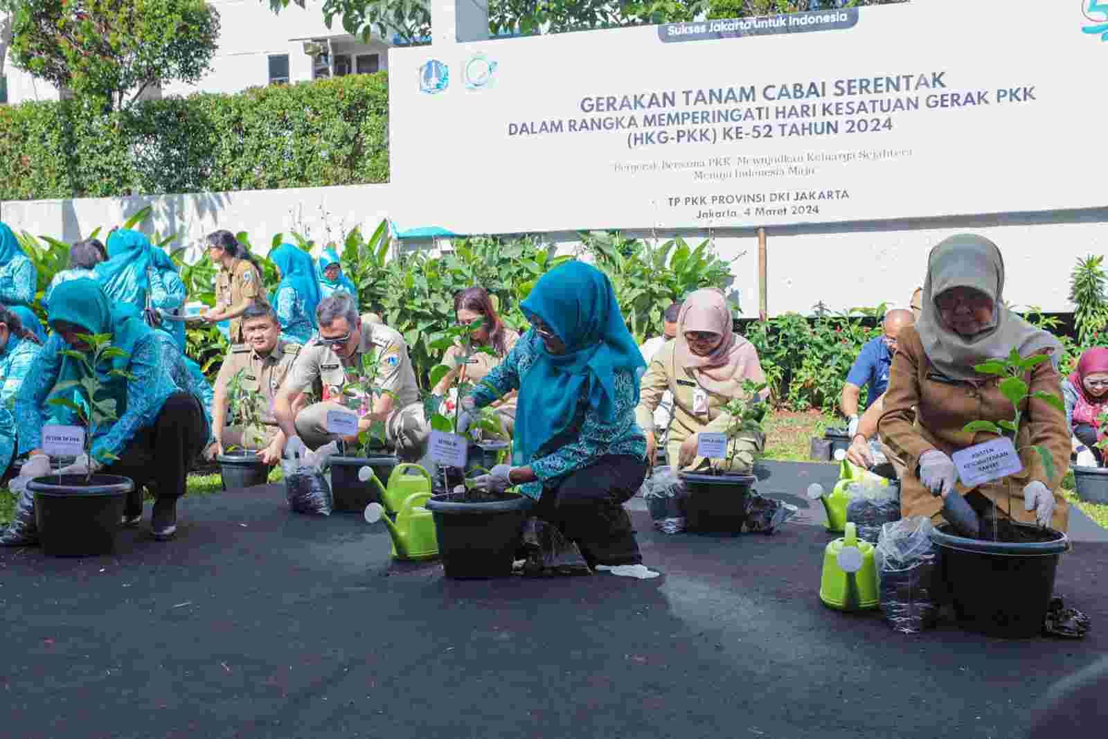 Pemprov DKI Jakarta Gelar Tanam Serentak