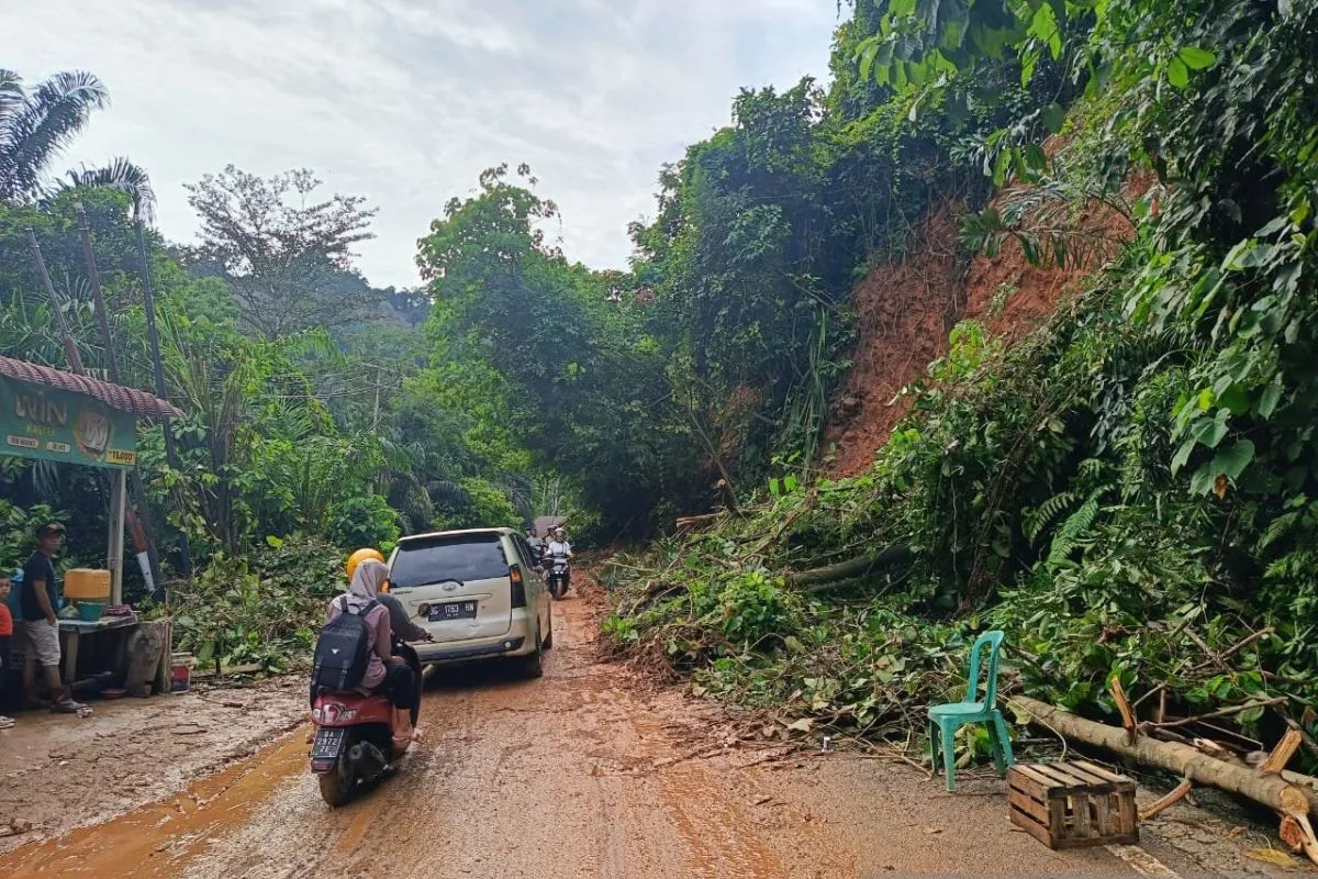 Akses Jalan Lintas Sumatera di Pesisir Selatan Kembali Dibuka Setelah Longsor
